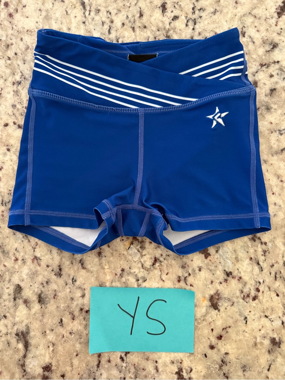 Cheer athletics girls youth small shorts. Cheer athletics shorts.